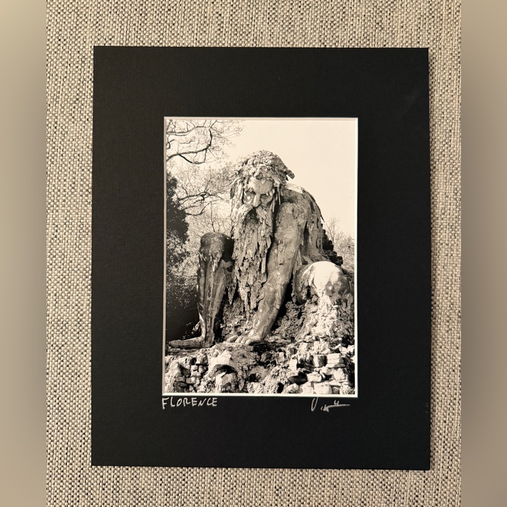 Italian Art black and white Photo Print 8x10 - Apennine Colossus